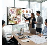 Samsung Écran tactile interactif Flip WM55FX 55 pouces 4K pour une collaboration efficace
