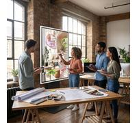 Samsung Flip Pro WMFX 65'' Écran interactif 4K Écran interactif 4K de 65 pouces conçu pour les réunions collaboratives et les sessions de formation,