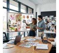 Samsung Flip Pro WMFX 75'' Écran interactif 4K Écran interactif 4K de 75 pouces pour collaboration immersive, avec multitouch avancé, outils intégrés