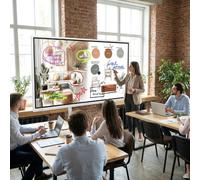Samsung Flip Pro WMFX 85'' Écran interactif 4K Écran interactif 4K de 85 pouces conçu pour les grands espaces collaboratifs, offrant multitouch