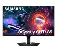 Samsung Écran Gaming Odyssey OLED G50SF, 180Hz, Dalle Mate, QHD (2560 x 1440), 0,03ms, 1.000.000:1, Inclinable, Écran Anti-Reflet, HDMI (2.0), Display Port (1.2), LS27FG502SUXEN