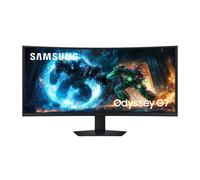 Samsung Écran Gaming Odyssey G75F 40'', 180Hz, Dalle VA incurvée 1000R, WUHD (5,120 x 2,160), 1ms, 3000:1, Inclinable, Orientable, HDMI (2.1), Display Port (1.4), Prise Casque, LS40FG750EUXEN