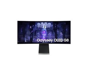 Samsung G80SD Monitor PC 81,3 cm (32") 3840 x 2160 Pixel 4K Ultra HD OLED Argento