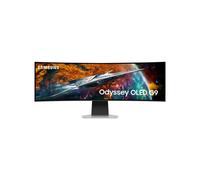 Samsung G95SC écran plat de PC 124,5 cm (49") 5120 x 1440 pixels Dual QHD OLED Argent