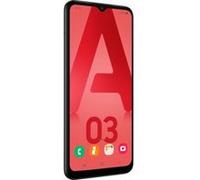 Samsung Galaxy A03 - 4G smartphone - double SIM - RAM 4 Go / Mémoire interne 64 Go - microSD slot - Écran LCD - 6.5" - 1600 x 720 pixels - 2x caméras arrière 48 MP, 2 MP - front camera 5 MP - noir Noi