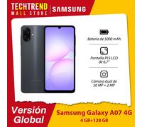 Samsung Galaxy A07 4G Version mondiale Smartphone 4G 6,7 pouces Écran 90 Hz, Appareil photo principal 50 MP, Batterie 5000 mAh, Android 4 Go + 128 Go Noir