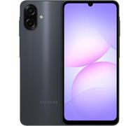Samsung Galaxy A07 LTE (version internationale) Smartphone, 128 Go de stockage, 4 Go de RAM, processeur 6 nm, grand écran, 6 mises à niveau du système d'exploitation, noir
