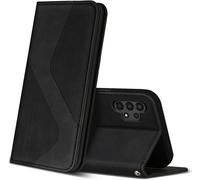 Samsung Galaxy A13 4g Case, Premium Leather Protective Case Cover With [Card Slots] [Magnetic], Flip Folio Wallet For Samsung Galaxy A13 4g (Black)