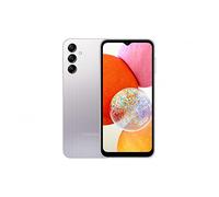 Samsung Galaxy A14 Android smartphone, 6.6" FHD+ LCD display, 4GB RAM, 64GB expandable internal memory, 5,000 mAh battery, Silver
