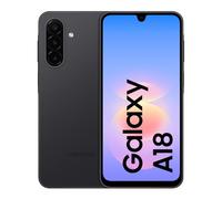 Samsung Galaxy A18, 128 Go, RAM 4 Go, Noir, Version FR | Smartphone au Design Fin, Fonction Entourer pour Chercher, Mémoire RAM Plus, Triple Caméra, Caméra Ultra Grand Angle, IP64