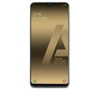 Samsung Galaxy A20e - 4G smartphone - double SIM - RAM 3 Go / Mémoire interne 32 Go - microSD slot - Écran LCD - 5.8" - 1560 x 720 pixels - 2x caméras arrière 13 MP, 5 MP - front camera 8 MP - blanc B