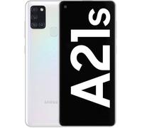 Samsung Galaxy A21s Bianco - 6.5"" Infinity-O, 3GB RAM, 32GB, 5000mAh, fotocamera quad