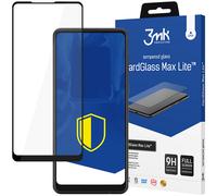 Samsung Galaxy A21s - Coque rigide 3mk HardGlass Max Lite noire