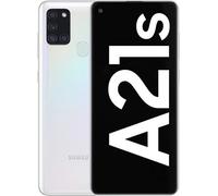Samsung Galaxy A21s SM-A217F - 16,5 cm (6,5 pouces) - 4 Go - 64 Go - 48 MP - Android 10.0 - blanc