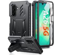 Samsung Galaxy A26-5g Case - Military Grade Anti-Drop Protective Case With Kickstand Rugged Textured Matte Tpu Shockproof Rugged Protective Phone Case