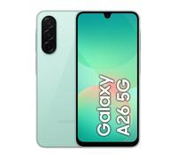 Samsung Galaxy A26 17 cm (6.7") Double SIM Android 15 5G USB Type-C 6 Go 128 Go 5000 mAh Couleur menthe