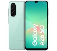 Samsung Galaxy A26 17 cm (6.7") Double SIM Android 15 5G USB Type-C 6 Go 128 Go 5000 mAh Couleur menthe