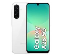 Samsung Galaxy A26 5G, Smartphone con Funzioni intelligenti, Display Super AMOLED 6.7", 6GB RAM, 128GB, Batteria 5.000 mAh, memoria espandibile, White