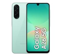 Samsung Galaxy A26 6.7" Double SIM hybride Android 15 5G USB Type-C 8 Go 256 Go 5000 mAh Couleur menthe