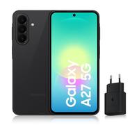 Samsung Galaxy A27 5G, Smartphone Android, 12 Go, Noir, Version FR | Entourer pour Chercher, Effaceur d'Objet, Transcription Vocale, 3 Objectifs Photo, IP64, Batterie 5000 mAh, 6 générations OS