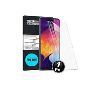 Samsung Galaxy A30 Vitre protection d'ecran en verre trempé incassable protection integrale Full 3D Tempered Glass FULL GLUE - [X1-Clear]