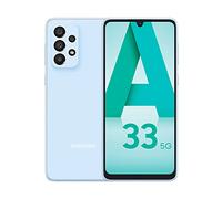 Samsung Galaxy A33, Téléphone mobile 5G 128Go Bleu, Carte SIM non incluse, smartphone Android, Version FR