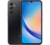 Samsung Galaxy A34 5G, Android Smartphone, 6,6 Zoll Dynamic AMOLED Display, 5.000 mAh Akku, 256 GB/8 GB RAM Handy in Awesome Graphite