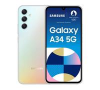 Samsung Galaxy A34 5G 16,8 cm (6.6") Double SIM hybride USB Type-C 6 Go 128 Go 5000 mAh Argent