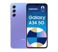 Samsung Galaxy A34 5G 16,8 cm (6.6") Double SIM hybride USB Type-C 6 Go 128 Go 5000 mAh Violet
