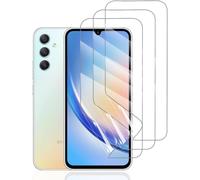 Samsung Galaxy A34 Hydrogel Film, 3 Pack Soft Tpu Transparent Scratch Resistant No Bubbles (Non-Tempered Glass)
