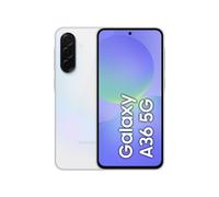 Samsung Galaxy A36 5G 6.7" Super AMOLED 120Hz, Snapdragon 6 Gen 3, 8Go RAM, 256Go Stockage, Batterie 5000mAh, Android 15, Double SIM, Blanc