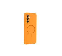 Samsung Galaxy A36 Case Metaks Pastel Magnetic Car Holder Case + Magnetic Car Holder Orange