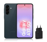 Samsung Galaxy A37 5G, Smartphone Android, 128 Go, Chargeur Secteur Rapide 25W Inclus, Smartphone déverrouillé, Vert foncé, Version FR