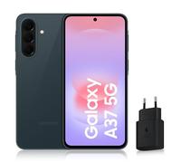 Samsung Galaxy A37 5G, Smartphone Android 5G avec l'IA accesible à Tous, 128 Go, RAM 6 Go, Chargeur Secteur Rapide 25W Inclus, Smartphone déverrouillé, Vert Foncé, Version FR