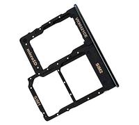 Samsung Galaxy A40 (SM-A405F/DS) Tiroir Carte Dual SIM et Support Micro-SD Hybrid, Remplacement Original, Noir