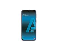 SAMSUNG Galaxy A40 - Smartphone Portable débloqué 4G (Ecran: 5, 9 Pouces - 64 Go - Double Nano-SIM - Android) - Noir - Version Française