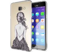 Samsung Galaxy A5 2016 Housse téléphone portable par NALIA, étui silicone TPU Motif Couverture Bumper Bird Princess