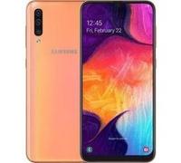 Samsung Galaxy A50 - 4G smartphone - double SIM - RAM 4 Go / Mémoire interne 128 Go - microSD slot - écran OEL - 6.4" - 2340 x 1080 pixels - 3 x caméras arrière 25 MP, 5 MP, 8 MP - front camera 25 MP 