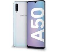 Samsung Galaxy A50 - 4G smartphone - double SIM - RAM 4 Go / Mémoire interne 128 Go - microSD slot - écran OEL - 6.4" - 2340 x 1080 pixels - 3 x caméras arrière 25 MP, 5 MP, 8 MP - front camera 25 MP 