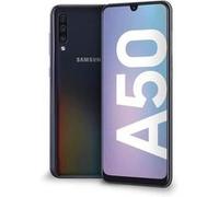 Samsung Galaxy A50 - 4G smartphone - double SIM - RAM 4 Go / Mémoire interne 128 Go - microSD slot - OLED display - 6.4" - 2340 x 1080 pixels - 3 x caméras arrière 25 MP, 5 MP, 8 MP - front camera 25