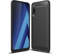 Samsung Galaxy A50 Housse étui silicone Case couleur carbone