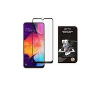 Samsung Galaxy A50 : Protection d'écran en Verre trempé Full Cover Noir 3D - Tempered Glass Screen Protector/Films vitre Protecteur Smartphone