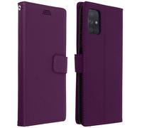 Samsung Galaxy A51 Flip Cover avec porte-cartes et fonction stand - Violet