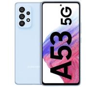 Samsung Galaxy A53 5G - 128 Go, 6 Go RAM, Écran 6,5"" Full HD+, Dual SIM, MicroSD, Caméra 64 Mpx - Bleu