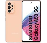 Samsung Galaxy A53 5G SM-A536B 16,5 cm (6.5") Double SIM hybride Android 12 USB Type-C 6 Go 128 Go 5000 mAh Pêche