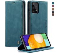 Samsung Galaxy A53 5g Case, Shockproof Premium Pu Leather Case With Card Slots Wallet Case With Stand Function Flip Case For Samsung Galaxy A53 5g \ Blue Green