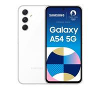 Samsung Galaxy A54 Smartphone 128 Go 5G Blanc Single SIM - Version US (États-Unis)