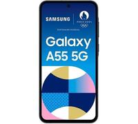 Samsung A556 Galaxy A55 5G (Double Sim - 6.6", 128 Go, 8 Go RAM) Bleu Nuit