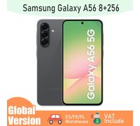 Samsung Galaxy A56 5G, Smartphone Android, 256 Go de stockage, 8 Go de RAM, Anthracite, Mise à niveau du système d'exploitation 6X, Grand écran, Longue durée de vie de la batterie (War Light Grey