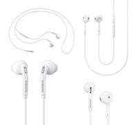 Samsung Galaxy Ace 4 Ecouteurs Samsung Premium Stéréo Blanc Eo-Eg920bw Cable Plat 1.2m